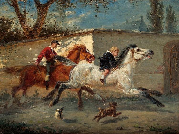 Gustaf Brandelius Kappritten oil painting image